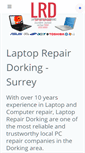 Mobile Screenshot of laptoprepairdorking.co.uk